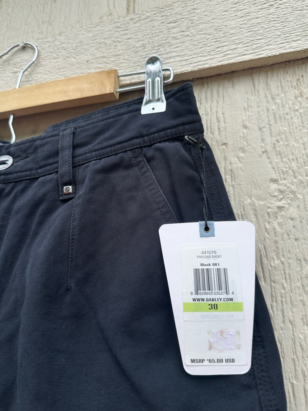 Vintage 2000’s Oakley Black Tactical Cargo Shorts Men’s Size 30X 10 🆕 NWT $65 - Picture 8 of 14